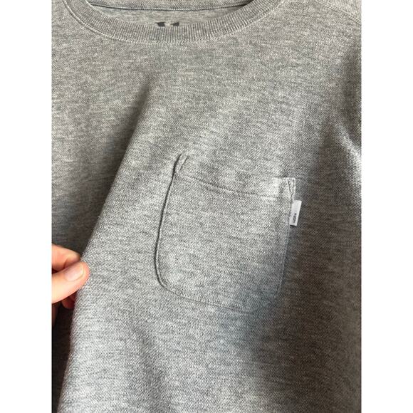 Vuori Jeffreys Sweatshirt Mens Small Gray Pullover Crew Neck Fleece - Picture 3 of 6